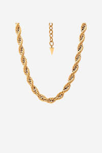 Silk Steel: Eclipse Necklace - Gold