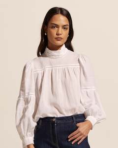 Zoe Kratzmann: Pace Top - Porcelain