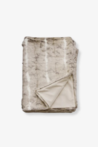 Heirloom Faux Fur Throw - Mountain Rabbit