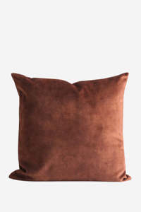 Velvet Cushion - Cinnamon