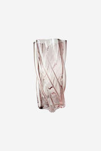 Carrie Glass Vase - Blush