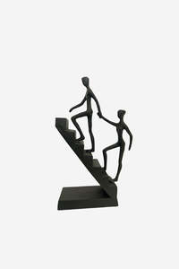 Cast Iron Sculpture - Journey of Two