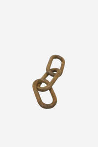 Link Wooden Chain - Natural 3 Link