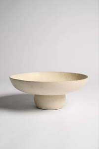 Porcelain And Ceramics: Fort Raised Bowl - White Speckle