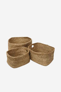 Storage: Rectangle Jute Basket