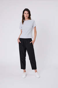 Silo Barrel Pant - Black