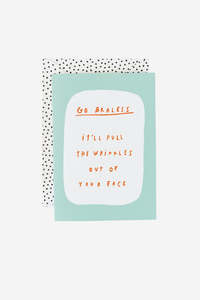 Greeting Cards: Braless - Gift Card