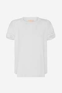 Zone Twist Tee - White