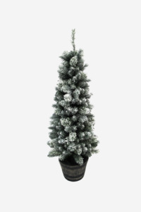 Snow Potted Xmas Tree 5Ft