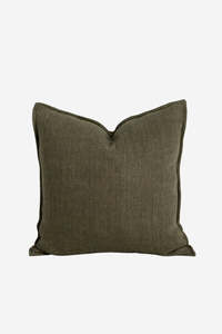 Flaxmill Cushion - Winter Moss