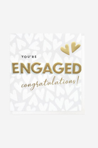 You're Engaged Congratulations - Gift Card
