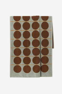 Abacus Beach Towel - Mist/Paprika