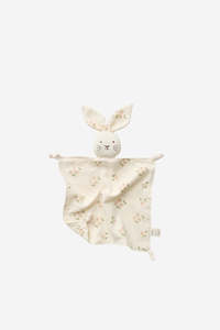 Baby Kids Collection: Organic Muslin Bunny Comforter - Daisy