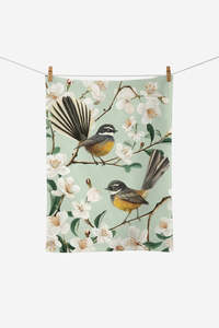 Birds and Botanicals - Chatty Fantails