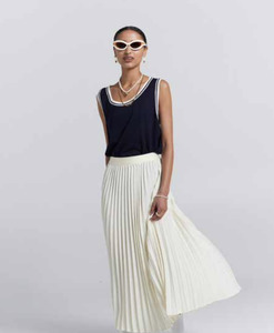 Relax Knit Tank - Navy