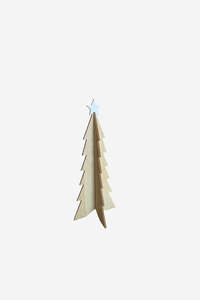 Sale: Standing Tall Wooden Tree - Natural/White Star