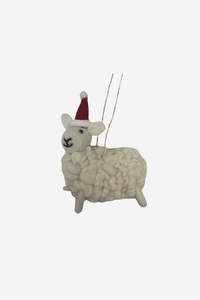 Hanging Felt Xmas Sheep