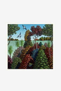 Wall Art: Morning Glory Art Print Box Frame