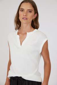 Prima Knit Top - Ivory