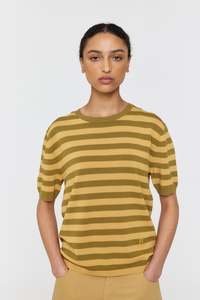 Wear: Francisco Knit Tee - Sand & Khaki