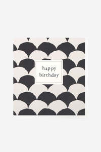 Gifting: Contrast Fan Happy Birthday - Gift Card