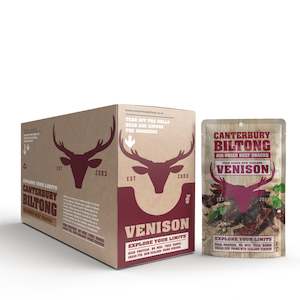Canterbury Biltong: Venison 40g - Carton of 15