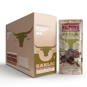 Canterbury Biltong: Garlic 100g - Carton of 10