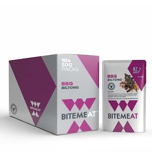 Bitemeat: BBQ 50g - Carton of 10