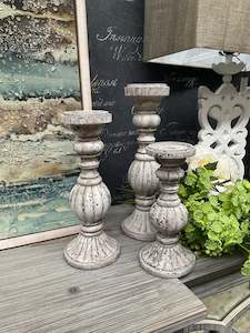 Decor: Terracotta Candle Holder Medium 33cm