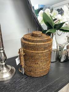 Decor: Rattan Ice Bucket