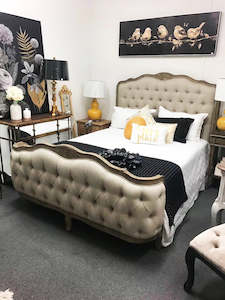 AMELIA Classic French Country Bed --Queen Size