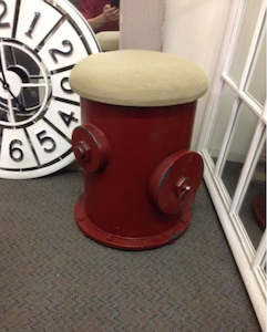 Fire Hydrant Industrial Stool