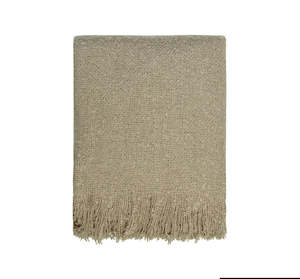 Clearance: Cosy Throw- Plaza Taupe