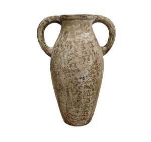 Earthenware Urn Vessel - Aged Natural
