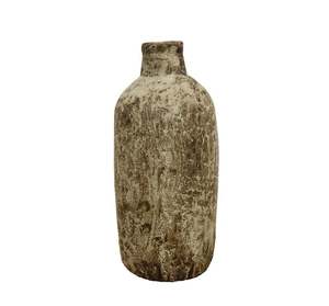 Vases Jugs Jars: Earthenware Bottle Vessel - Natural