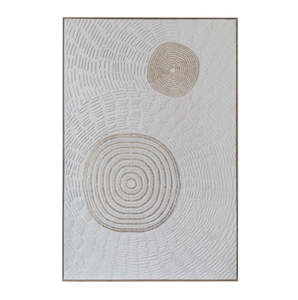 Art Canvas Abstract 3 80x120cm White