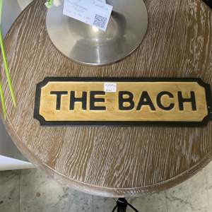 Small The Bach Sign