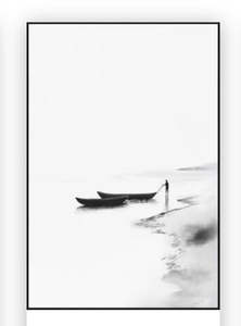 New Arrival: FORTITUDE BLACK FRAMED CANVAS WALL ART 80X120CM