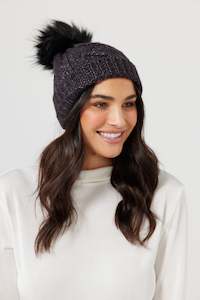 Accessories: Stormie Beanie- BLACK