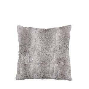 Can be ordered in: ARCTIC RABBIT CUSHION FULL SKIN GREY 40cm x 40cm