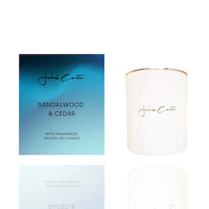 SANDALWOOD & CEDAR CANDLE