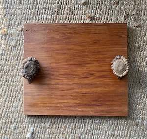SERVING BOARD- Native Rimu Timber and NZ Deer Antler