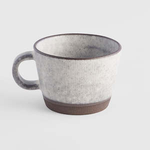 Concrete Grey Mug with Handle- SET OF TWO