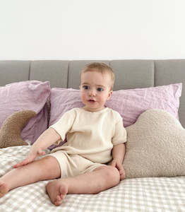 Ribbed T-Shirt-CREAM