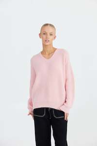 Heart of Stone Knit-PALE PINK