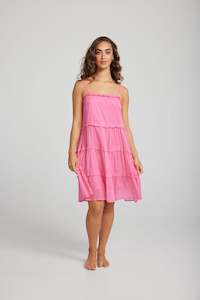 Havana Dress- HOT PINK