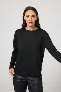 Petra Solid Knit- BLACK