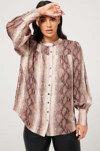 Bronte Shirt- Python