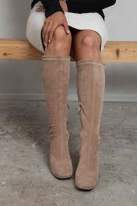 Footwear: Darcy Boots- ECRU