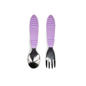 Bumkins Spoon and Fork - Lavender